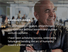 Tablet Screenshot of kamranelahian.com